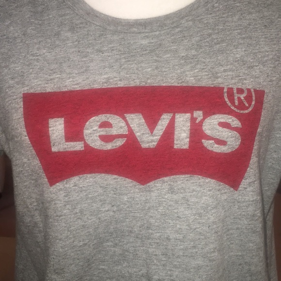 LEVIS gray logo t-shirt - Picture 4 of 12